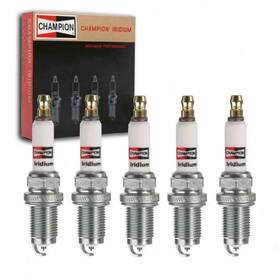 4114452928 Sixity Auto 5 Pc Champion Iridium Spark Plugs Compatible With Volkswagen Jetta 2.5l L5