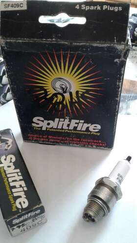 409c-b8hs Splitfire 6 New Nos Spark Plugs # 409c Ngk B8hs Grabbag Ahmra Vintage