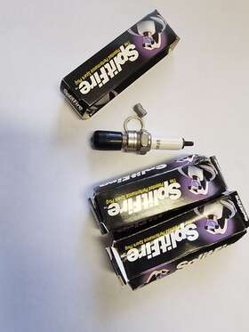 Sf416c Splitfire Pack Of 3 Nos Oem Vintage Spark Plug