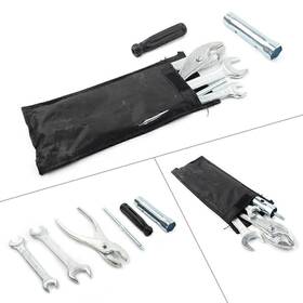 Successsssusa 550742833171 Spark Plug Spanner Wrench Plier Socket Tool Set With Storage Pocket Motorcycle