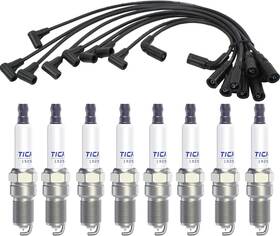 19256067 Ticanee 41-993 Spark Plugs And Wires Compatible With Chevy 5.7l 4.3l 5.0l 41 993