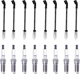 Sps012d2 Ticanee 2014-2022 Spark Plugs And Wires For Chevy 5.3 4.8l 6.0 6.2 Ls V8 41 114