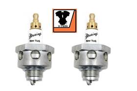 49-0878 V-twin Manufacturing 18mm Doering Spark Plug Set Side Valve 45 Inch Servi-car G Rl W U J Vl Jd