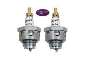 49-0880 V-twin Manufacturing 7/8 Inch Doering Spark Plug Set Knucklehead Side Valve 74 Ul F Rl Vl J