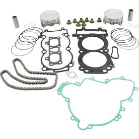 Vtktc24718b-2 Vertex 2018 Rzr Xp 4 Turbo Eps Polaris Top End Kit Forged 92.95/std 9.0 1 Pol Vt
