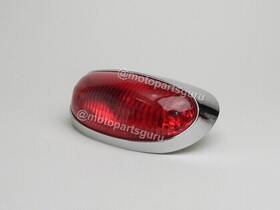 293602 Vespa Original Oe Oem Stop Taillight Chrome Base Tail Light Rear For Et2 Et4