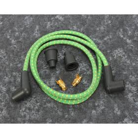 32-1214 Volt Tech Green/yellow Universal 7mm Braided Plug Wire Kit -