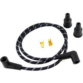 32-1218 Volt Tech Black Universal 7mm Braided Plug Wire Kit -