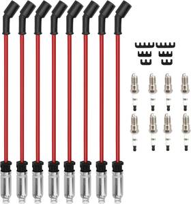 41-110 X4xz 9478rr Iridium Spark Plugs And 48322 Plug Wires For 5.3 6.0l 6.2l