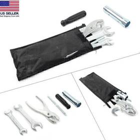 Zdl-kabusikikaisya1989us 612060195284 Spark Plug Spanner Wrench Plier Socket Tool Kit With Storage Pocket Motorcycle Us