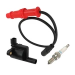 Lgnition Coil W/ Wire Cap & Spark Plug For Polaris Ranger 500 4X4 2008 2009-2012. Fixed Price $33.09.