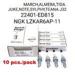Genuine Spark Plugs March Almera Tiida Juke Note Sylphy Teana J32 /10PCS. Ngk. Fixed Price $115.99.