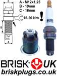 Brisk Racing BOR14LGS Spark Plug Performance. Fixed Price $14.09.