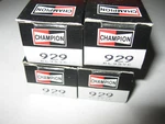 Champion 929 RL95YC Nickel Spark Plug, Made In Usa, New Old Stock, Pack Of 4. Fixed Price $24.99.
