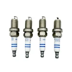 New 4PCS 06H905601A Double Platinum Spark Plugs Set FR5KPP332S For Vw Audi. Fixed Price $18.00.