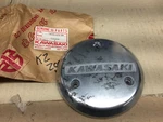 Dynamo Cover With Oxidation KZ200 14031-098-2H Genuine Kawasaki Nos. Fixed Price $25.00.