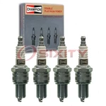 4 Pc Champion Double Platinum Spark Plugs For 1987-1988 Plymouth Grand Lp. Fixed Price $31.88.