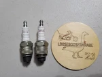2X Harley Davidson #4 Spark Plugs Vintage Oem Champion Style Chopper Big Twin Xl. Fixed Price $39.99.