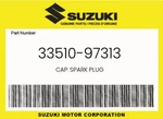 Suzuki Genuine Cap. Spark Plug 33510-97313. Fixed Price $17.62.