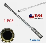 14MM Magnetic Spark Plug Socket 3/8"DRIVE Swivel Wrench Removal Tool. Fixed Price $16.98.