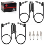 2X Ignition Coil & Spark Plug W/ Cap Wire For Honda Magna VF750C 1994-2003. Fixed Price $62.99.