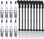 Spark Plugs And Wires For Chevy 5.3L Silverado Suburban Avalanche Tahoe 4.8L.... Fixed Price $46.54.
