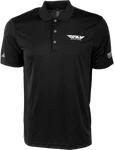 Fly Racing Polo Black/white Md 99-7148M. Fixed Price $74.51.