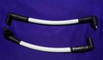 Twisted 12MM White Spark Plug Wires Harley Super Glide Low Rider Fxlr. Fixed Price $65.95.