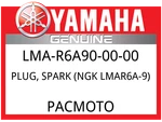 Yamaha Oem Part LMA-R6A90-00-00 Plug, Spark (ngk LMAR6A-9). Fixed Price $9.49.