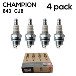 (4 Pack) Champion 843 CJ8 Nickel Spark Plugs Copper Plus. Fixed Price $12.99.