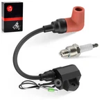 Ignition Coil With Spark Plug For Yamaha Outboard 2 Stroke 55 60 70 75 80 90 Hp. Fixed Price $19.98.