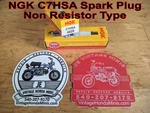 Spark Plug - Ngk C7HSA 4629 Non Resistor Honda CT70 SL70 XL70 CL70 ATC70. Fixed Price $8.50.