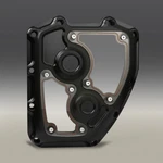Black Cnc Clarity Cam Cover For Harley Twin Road King Flhr 06-16 Flstf 01-17. Fixed Price $140.20.