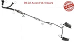 Exhaust System Pipe Converter Muffler Fits 4 Door V6 3.0L Honda Accord 98-02. Fixed Price $790.00.