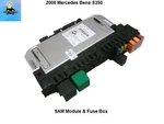 0345456532 2006 Mercedes S350 Sam Signal Acquisition Control Module & Fuse Box. Fixed Price $79.00.