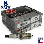 8 Pack Ngk V-power 6630 Spark Plugs UR4. Fixed Price $42.77.