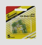 5PK Bussmann Blade Fuse BP/ATM-30-RP Amp Mini Automotive Car Truck. Fixed Price $12.99.
