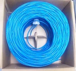 Leviton W-3044-MO1-BU 24-AWG 4-PAIR CAT5 Phone Internet Wire Cable 1000 Ft. Blue. Fixed Price $60.00.