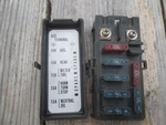 Honda 1984 GL1200 Goldwings Fuse Box 38000-MG9-671 / 38000-MG9-406 , Pin. Fixed Price $22.95.