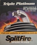 Splitfire Triple Platinum Spark Plugs TP406C To Suit Harley Davidson - 2 Incl. Fixed Price $53.45.
