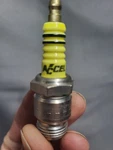 8-VINTAGE Accel 8173 U-groove Spark Plugs High Performance Yellow -new Old Stock. Fixed Price $69.99.