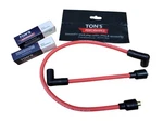 Harley Big Twin 84-98 Fxd Dyna Softail Fxst 8.5MM Iridium Spark Plugs Red Wires. Fixed Price $34.95.