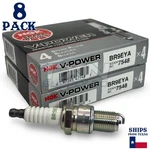 Ngk V-power 7548 Spark Plugs BR9EYA Pack. Fixed Price $56.77.
