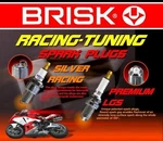 Brisk NOR14LGS Multipoint High Performance Motorcycle Upgrade Racing Spark Plugs. Fixed Price $6.65.