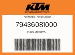 Ktm Genuine Plug M10X1,25 - 79436081000. Fixed Price $7.28.