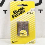 (20) Cooper Bussmann BK/ATC-4 Fuse, Blade, 4A, 32V, Fast Acting (5 Pieces). Fixed Price $19.99.