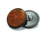 Pair Front Steering Stem Reflectors For Honda XR250L XR650L XL100S MB5 CT70 ZB50. Fixed Price $13.99.