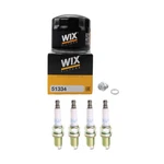Wix Engine Oil Filter & Ngk Laser Platinum Spark Plugs Kit For Accord Civic L4. Fixed Price $81.95.