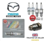 Genuine Mazda RX8 Spark Plugs Leading & Trailing Set Laser Iridium RE7C-L RE9B-T. Fixed Price $139.86.
