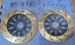 1980 Suzuki Front Brake Rotors Pair Disks Oem Hardware. Fixed Price $49.99.